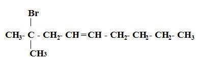 Скласти формулу 2 бром 2 метил 4 нонен