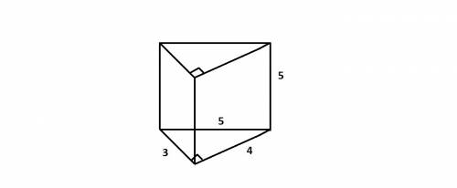 Желательнотс рисунками. в прямой треугольной призме в основании лежит прямоугольный треугольник кате