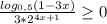 \frac{ log_{0,5}(1-3x) }{3* 2^{4x+1} } \geq 0