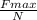 \frac{Fmax}{N}