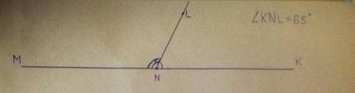1. начертите развернутый угол mnk и проведите луч nl так, чтобы knl=65° определите величину угла дат