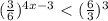 (\frac{3}{6})^{4x-3}\ \textless \ (\frac{6}{3})^3