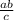 \frac{ab}{c}