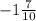 -1 \frac{7}{10}