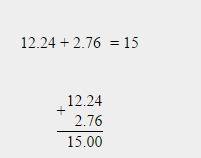 Решить этот пример столбиком 36,21-(12,24+2,76)=