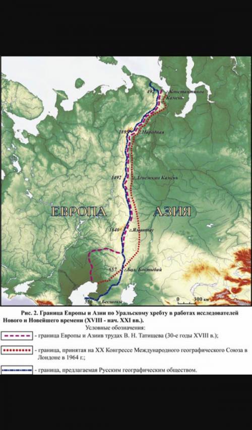 Провести границу между европой и азией на контурной карте евразия