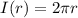 I(r)=2\pi r