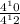 \frac{4^10}{4^12}