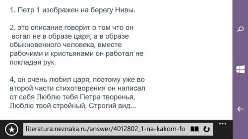 Как соотносится образ петра с описанием берега пустынных волн