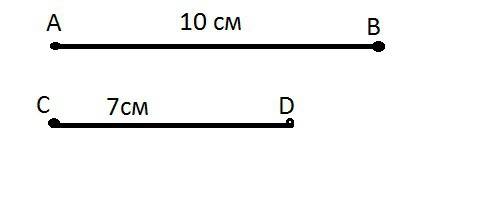 Накресли 2 вiдрiзки: перший вiдрiзок-на 3 см коротший за даний,а другий-довший за даний.даний вiдрiз