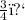 \frac{3}{4} ﻿