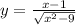 y= \frac{x-1}{ \sqrt{ x^{2} -9} }