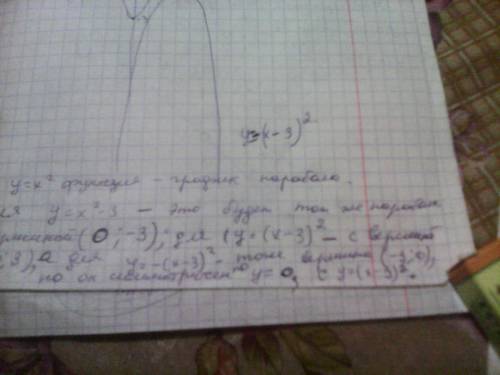 1.y=x^2-3 y=(x-3)^2 y=-(x-3)^2 2.(7/6+3целых4/9)*4,5