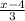 \frac{x-4}{3}