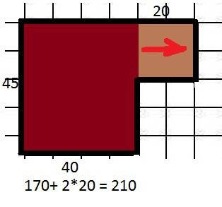 Дачный участок имеет форму прямоугольника со сторонами 40 метров и 45 метров. хозяин планирует обнес