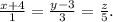 \frac{x+4}{1}= \frac{y-3}{3}= \frac{z}{5}.