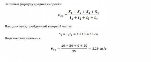 Таракан митрофан совершает прогулку по кухне. первые 10с он шел со скоростью 1 см\с в направлении на