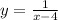 y = \frac{1}{x-4}