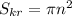 S_{kr} = \pi n^{2}