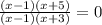 \frac{(x-1)(x+5)}{(x-1)(x+3)}=0