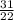 \frac{31}{22}