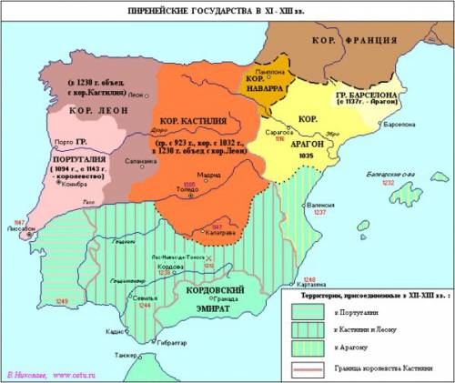 Что было общего в государствами на пиренейском полуострове?
