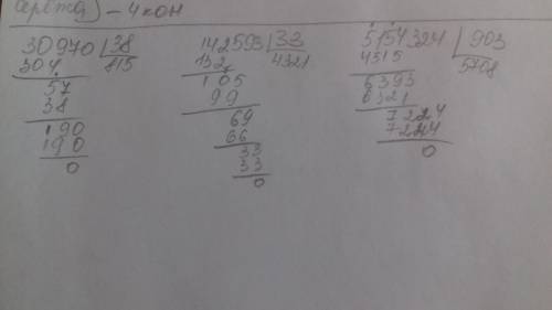 30970: 38 потом 142593: 33 ещё 5154324: 903 расписать их надо