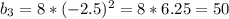 b_3=8*(-2.5)^2=8*6.25=50