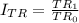 I_{TR}=\frac{TR_1}{TR_0}