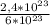 \frac{2,4*10^{23}}{6*10^{23}}