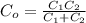 C_o = \frac{C_1C_2}{C_1+C_2}