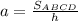 a= \frac{ S_{ABCD} }{h}