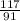 \frac{117}{91}