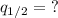 q_{1/2}= \ ?