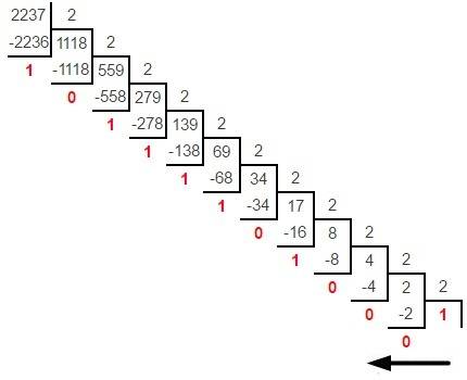 Запиши число 2237 в десятичной системе счисления.