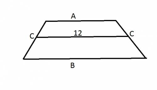 Средняя линия равнобокой трапеции в каторую можно вписать окружность =12см. найти боковую сторону тр