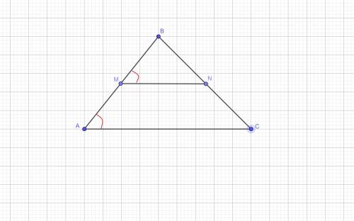 Втреугольнике abc mn - средняя линия. площадь треугольника abc равна 36. найдите площадь треугольник