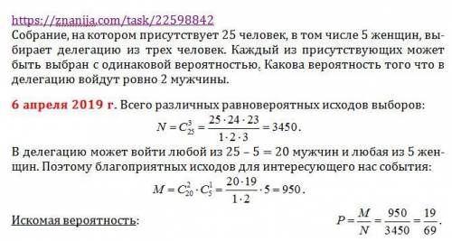 Собрание, на котором присутствует 25 человек, в том числе 5 женщин, выбирает делегацию из трех челов