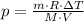 p= \frac{m\cdot R\cdot зT}{M\cdot V}