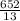 \frac{652}{13}