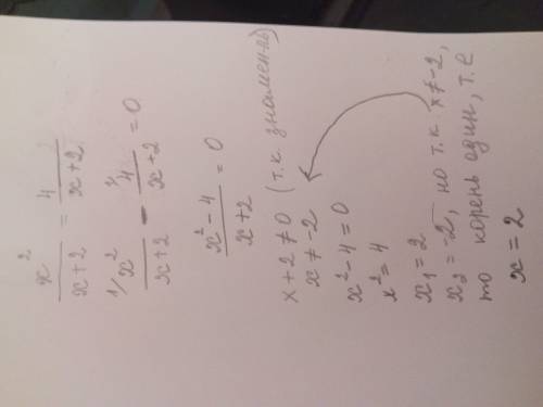 Решите уравнение (буду ) 1) x^2/x+2 = 4/x+2 2) x^2-5/x-1 = 7x+10/9 плохо тему