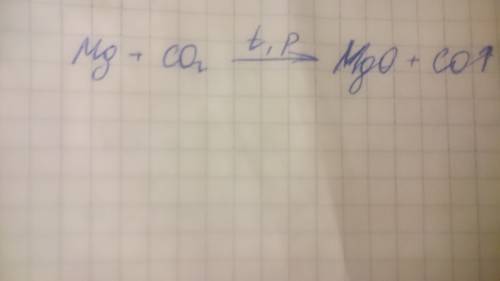 Пример вещеста, которое горит в углекислом газе. составьте соответствующее уравнение реакции