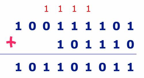 100111101+101110 решить столбиком и сделать проверку