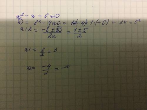 Решите графически уравнение x^2+x-6=0