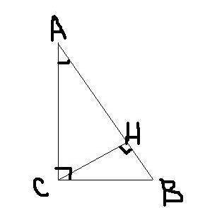 Втреугольнике abc угол c равен 90 градусам, ch - высота, ab - 54, sina= 1/6. найдите bh. умоляю реши
