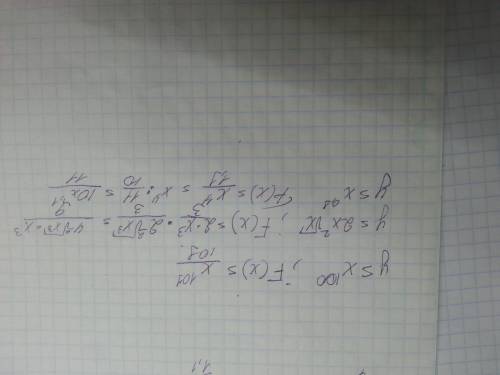 Найти первообразную y= x^100 . y = 2x^2√x . y=x^0.1 .y = ∛x