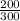 \frac{200}{300}