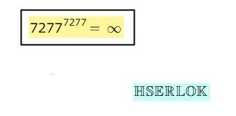 Сколько будет 7277 в степени 7277? заранее