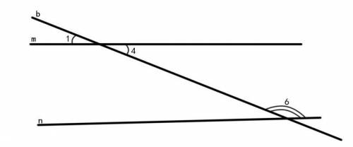 Дано угол 1=27° угол 6=153 доказать m параллельно n