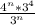 \frac{4^n * 3^4}{3^n}